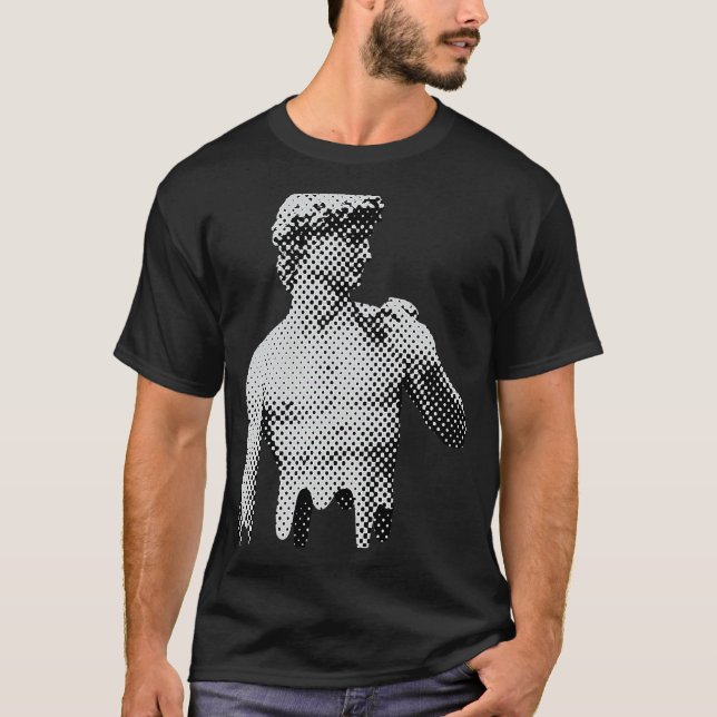 Camiseta Estatua De David Marble Michelangelo Renaissance M (Anverso)