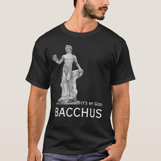 Camiseta Estatua de Dios Baco (Anverso)