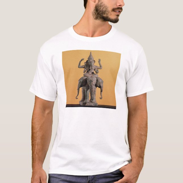 Camiseta Estatua de dios hindú Ganesh (Anverso)