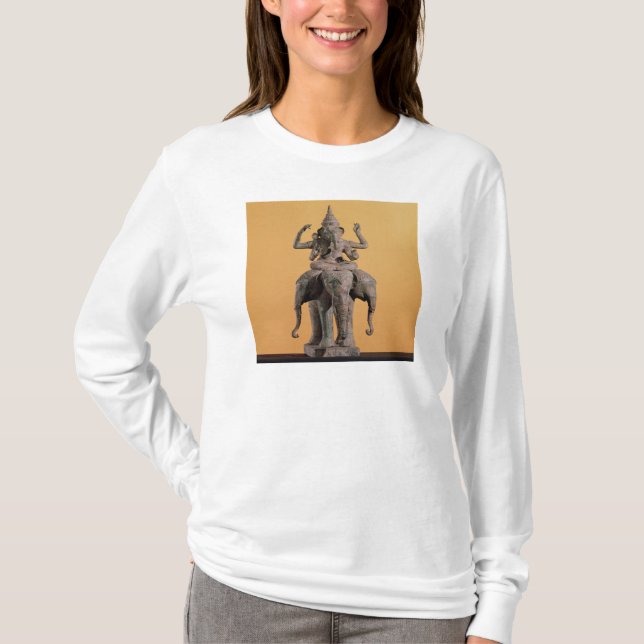 Camiseta Estatua de dios hindú Ganesh (Anverso)