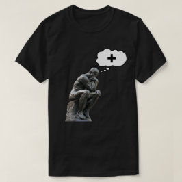 Camiseta Estatua de El Pensador de Rodin - Piensa Positivo