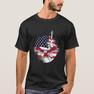 Camiseta Estatua de Estados Unidos libertad cald-eagle