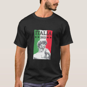 Camiseta Estatua de fútbol de la bandera de Italia de Jerse