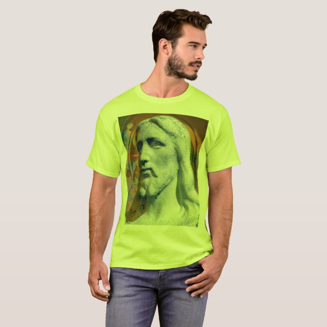 Camiseta Estatua de Jesucristo anónimo en Peoria IL  (Anverso completo)