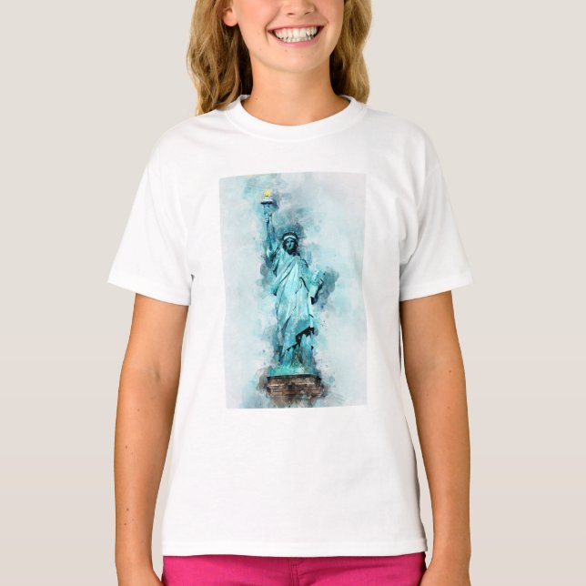 Camiseta Estatua de la Agua de la Libertad (Anverso)