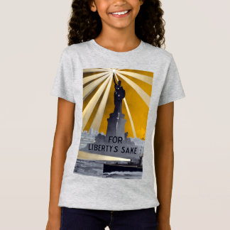 Camiseta Estatua de la Antorcha de la Libertad y la Marina