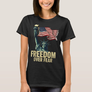 Camiseta Estatua de la Bandera de la Libertad Gráfica Dom S