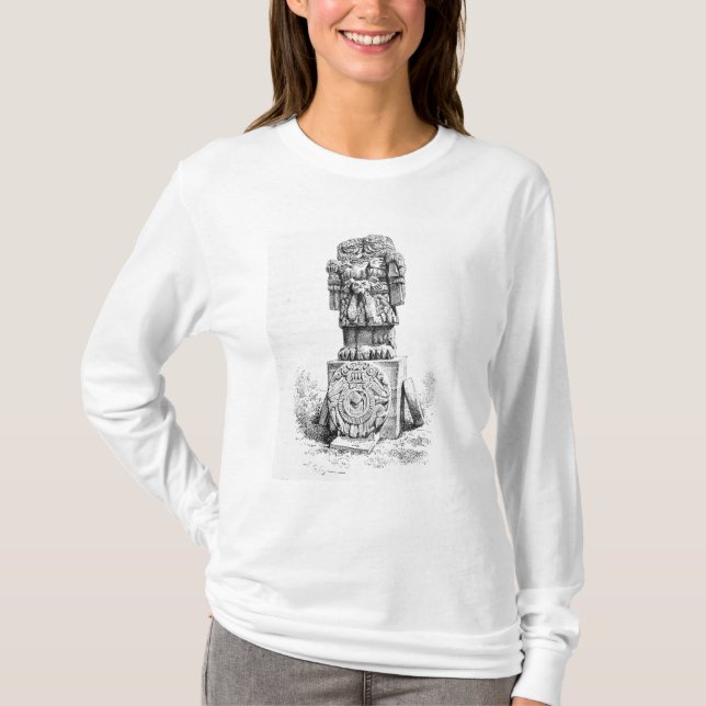 Camiseta Estatua de la diosa Coatlicue (Anverso)