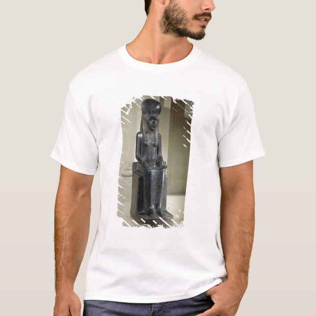 Camiseta Estatua de la diosa león-dirigida Sekhmet, del th (Anverso)