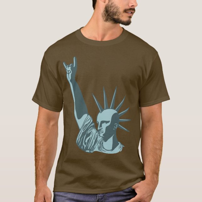 Camiseta Estatua de la dosificación liberal (Anverso)