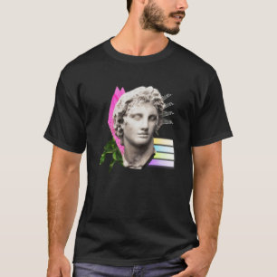 Camiseta Estatua de la estética del vaporwave Seapunk en lo