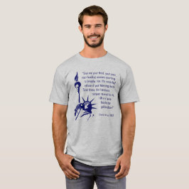 Camiseta Estatua de la Inscripción de la Libertad