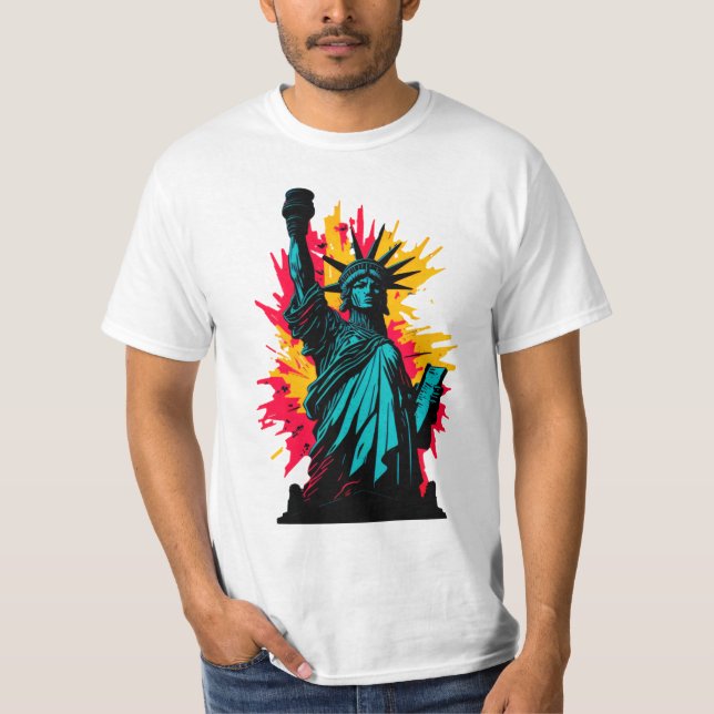 Camiseta Estatua de la Libertad (Anverso)