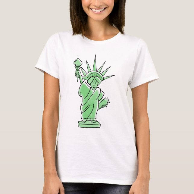 Camiseta Estatua de la Libertad (Anverso)