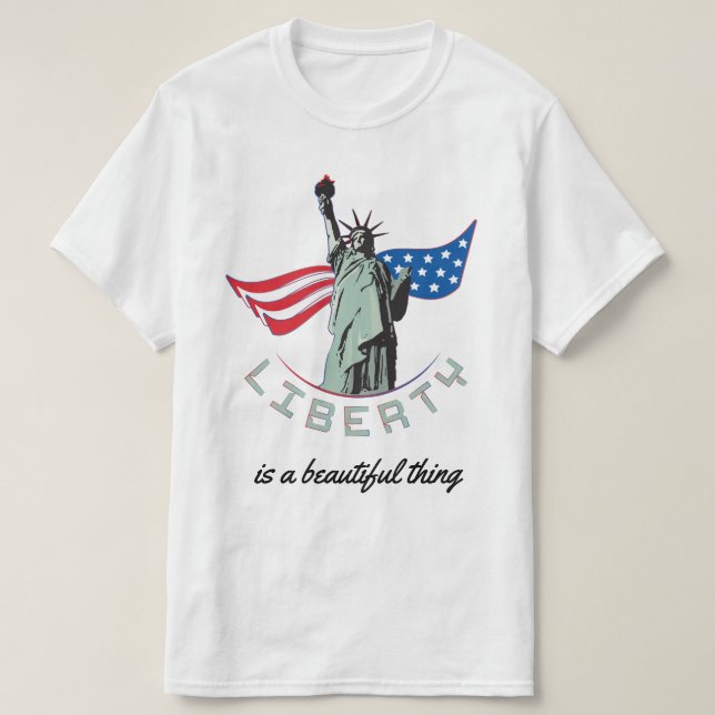 Camiseta Estatua de la Libertad (Diseño del anverso)