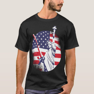 Camiseta Estatua De La Libertad AR 15 Pro Gun Segunda Enmie