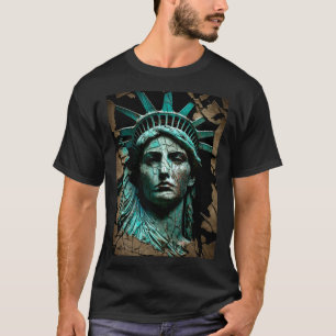 Camiseta Estatua de la Libertad Artista Representando a la 