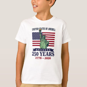 Camiseta Estatua de la Libertad de EE. UU. 250 años 1776-20