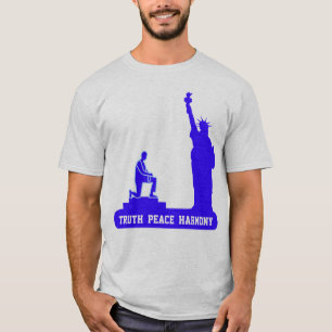 Camiseta Estatua de la libertad, de la paz de la verdad y