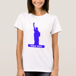 Camiseta Estatua de la Libertad de la Paz Mundial