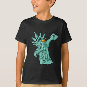 Camiseta Estatua De La Libertad De Los Niños Del 4 De Julio