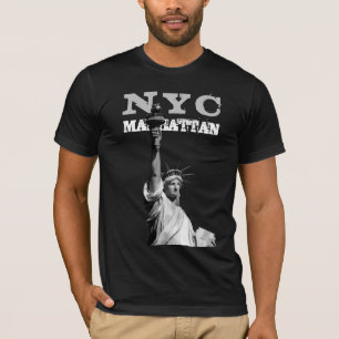 Camiseta Estatua de la Libertad de Manhattan Nueva York Ciu