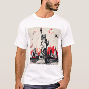 Camiseta Estatua de la Libertad de Nueva York Mens T-Shirt