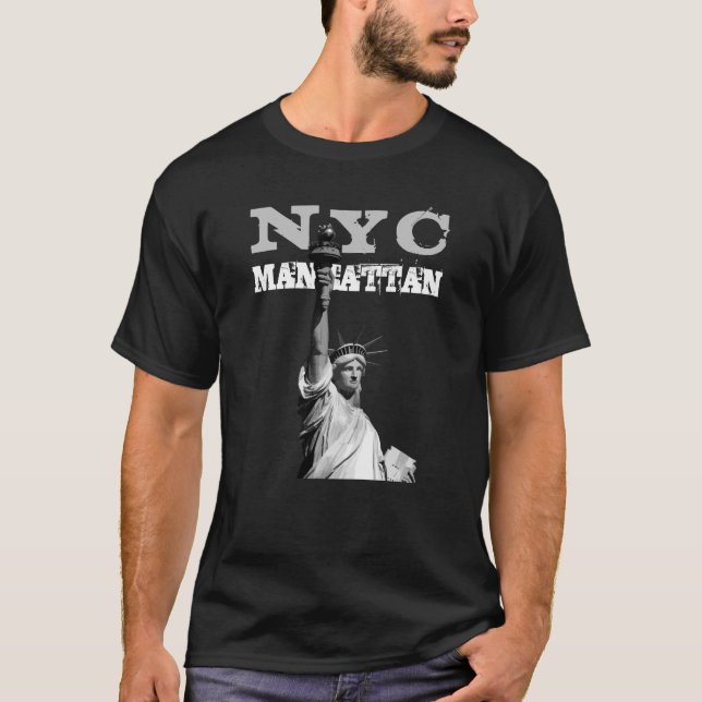 Camiseta Estatua de la Libertad de Nueva York Nyc Manhattan (Anverso)