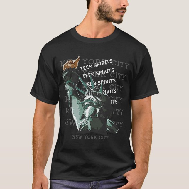 Camiseta Estatua de la Libertad del Espíritu Adolescente en (Anverso)