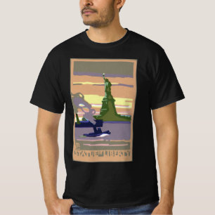 Camiseta Estatua de la Libertad en la ciudad de Nueva York,