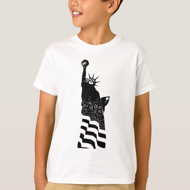 Camiseta Estatua de la Libertad Estados Unidos Símbolo nort (Anverso)