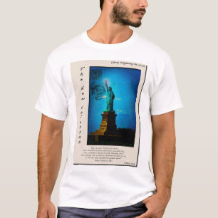 Camiseta Estatua de la libertad - estilo de la tarjeta de
