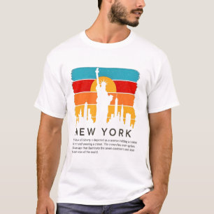 Camiseta Estatua de la Libertad - Icono del Tee de Libertad