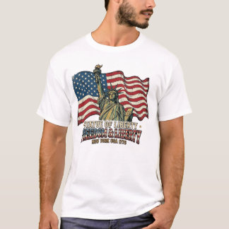 Camiseta Estatua de la Libertad Libertad & Libertad 1776 Nu