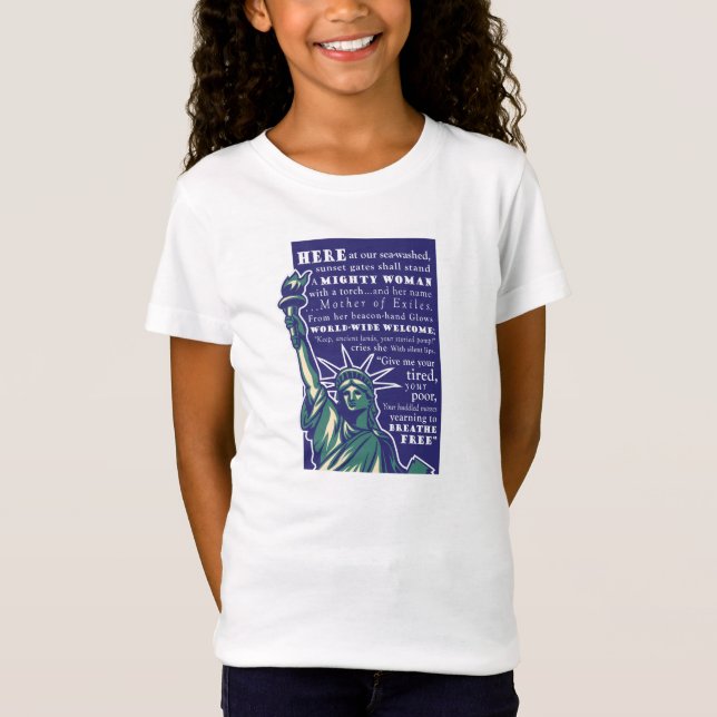 Camiseta Estatua de la Libertad, Madre de los Exiliados - (Anverso)