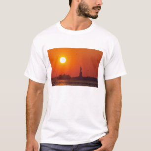 Camiseta Estatua de la Libertad, New York Harbour, Nueva Yo