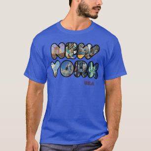 Camiseta Estatua de la Libertad Nueva York NYC Siluetas Sou