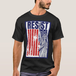 Camiseta Estatua de la libertad resiste a la protesta camis