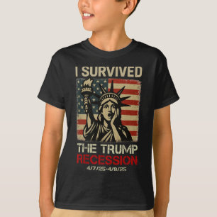 Camiseta Estatua De La Libertad Sobreviví A La Recesión Tru