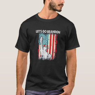 Camiseta Estatua De La Libertad Vamos Brandon Bandera Ameri