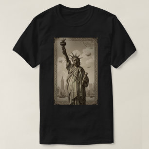 Camiseta Estatua de la Libertad Vintage