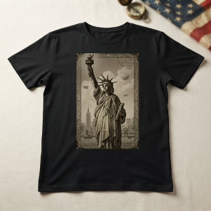 Camiseta Estatua de la Libertad Vintage
