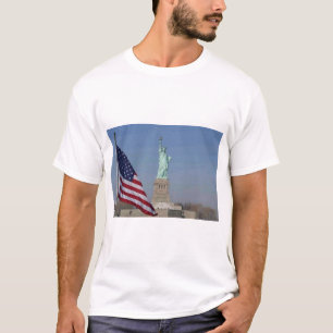 Camiseta Estatua de la Libertad y bandera estadounidense Pa