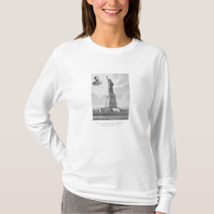 Camiseta Estatua de la libertad y del retrato de Bartholdi