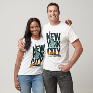 Camiseta Estatua de la tipografía de Nueva York