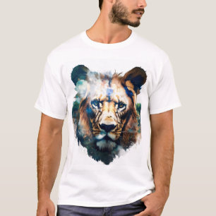 Camiseta Estatua de León majestuosa - Rey de la Selva