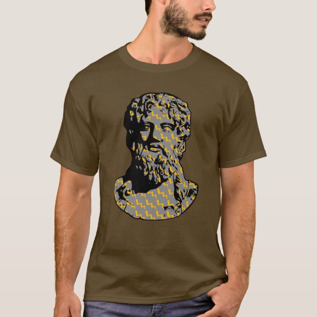 Camiseta Estatua de mármol de Zeus (Anverso)