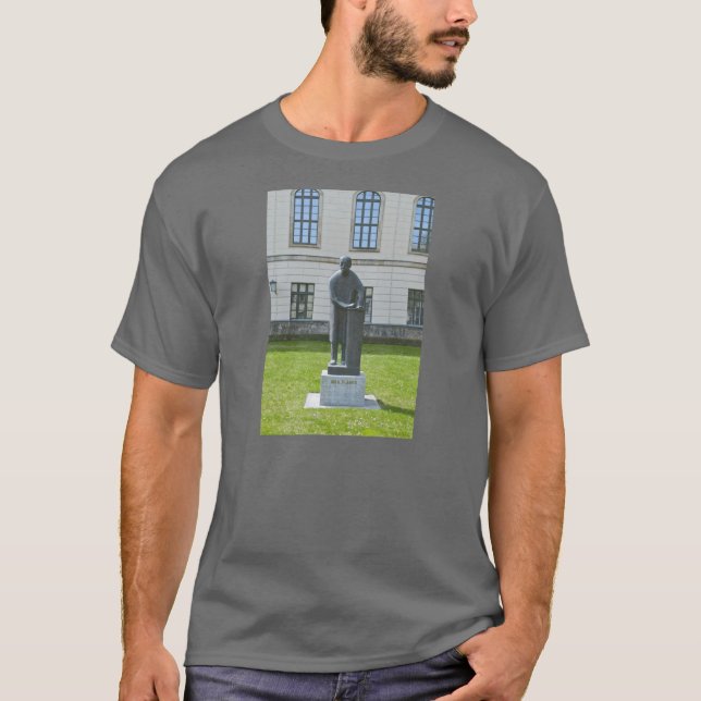 Camiseta Estatua de Max Planck en Berlín (Anverso)