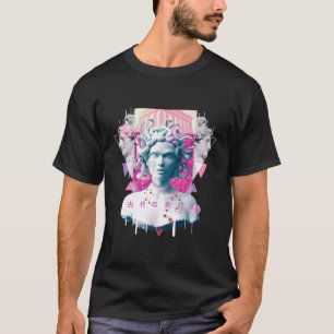 Camiseta Estatua de Medusa de Vaporwave Estética Otaku japo