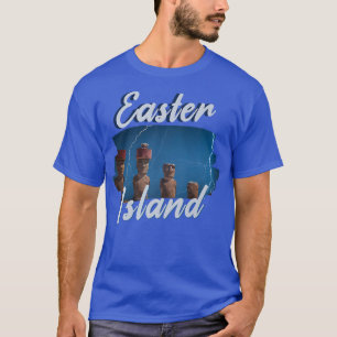 Camiseta Estatua De Moai Isla De Pascua De Noche Isla De Pa
